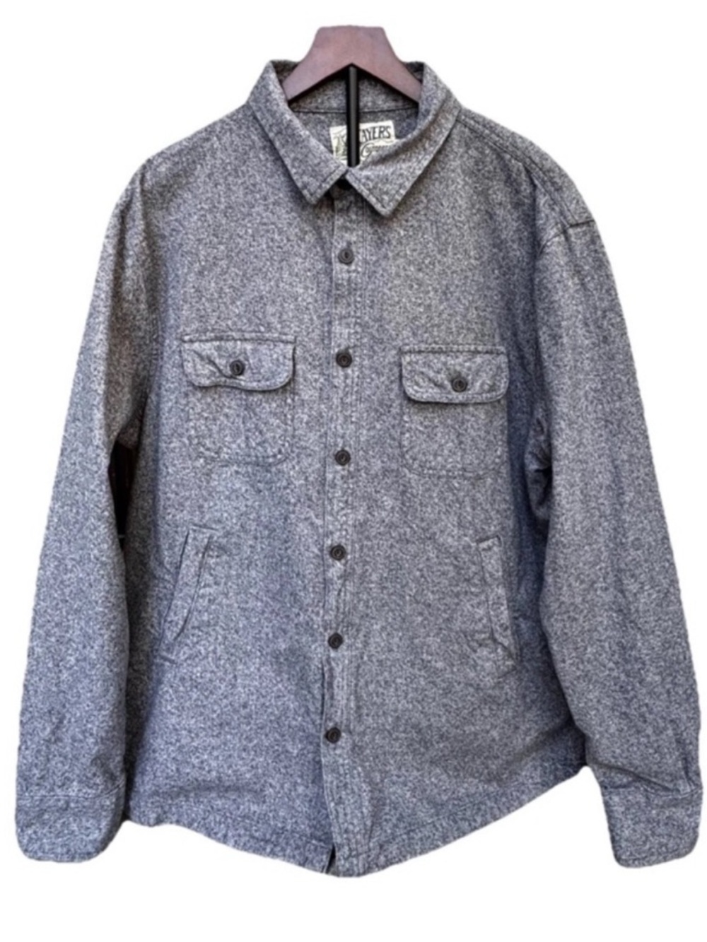 Grayers Outdoor Garments Heavyweight Shacket XXL Shirt Jacket Gray Cotton Hunt